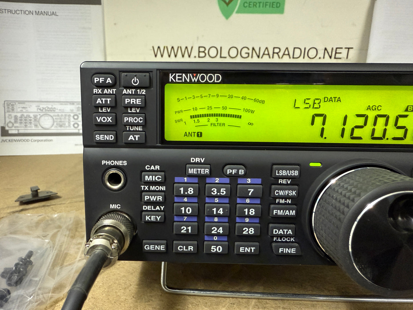 A1 KENWOOD TS 590SG + TCXO pari al nuovo Garanzia 12 Mesi