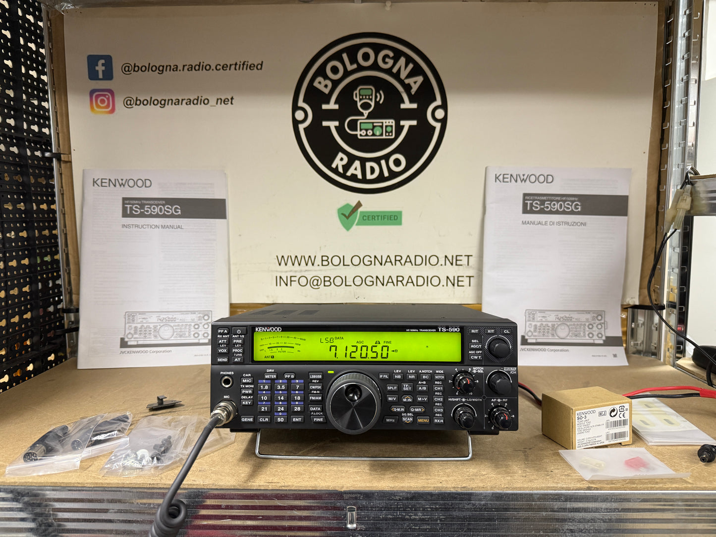 A1 KENWOOD TS 590SG + TCXO pari al nuovo Garanzia 12 Mesi