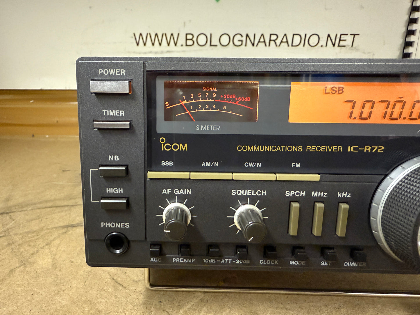 Icom IC R 72 pari al nuovo garanzia 12 mesi perfetto.