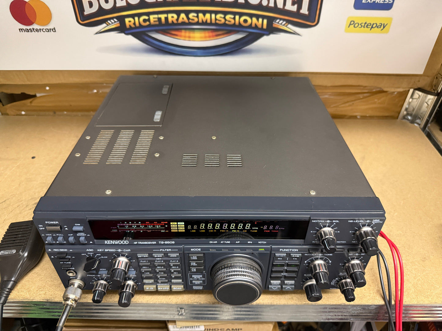 A-1 KENWOOD TS-850S AT + filtro ssb perfetto 100 watt imballo originale