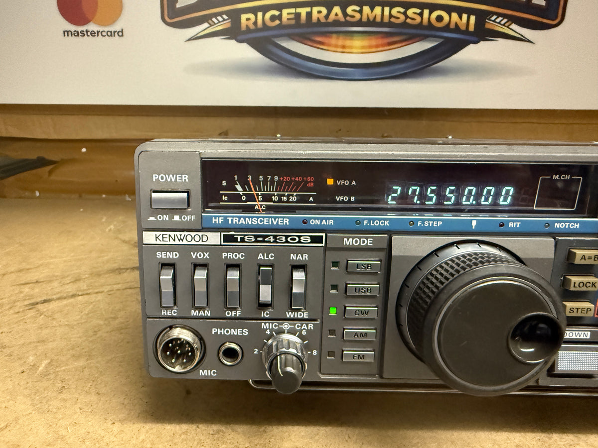 Kenwood TS 430S imballo originale perfetto Garanzia 12 Mesi