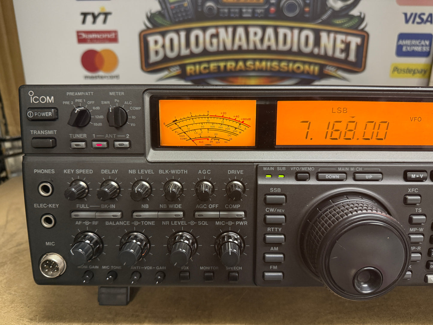 Icom ic 775 DSP 200 watt + CR 282  imballo originale Garanzia 12 Mesi