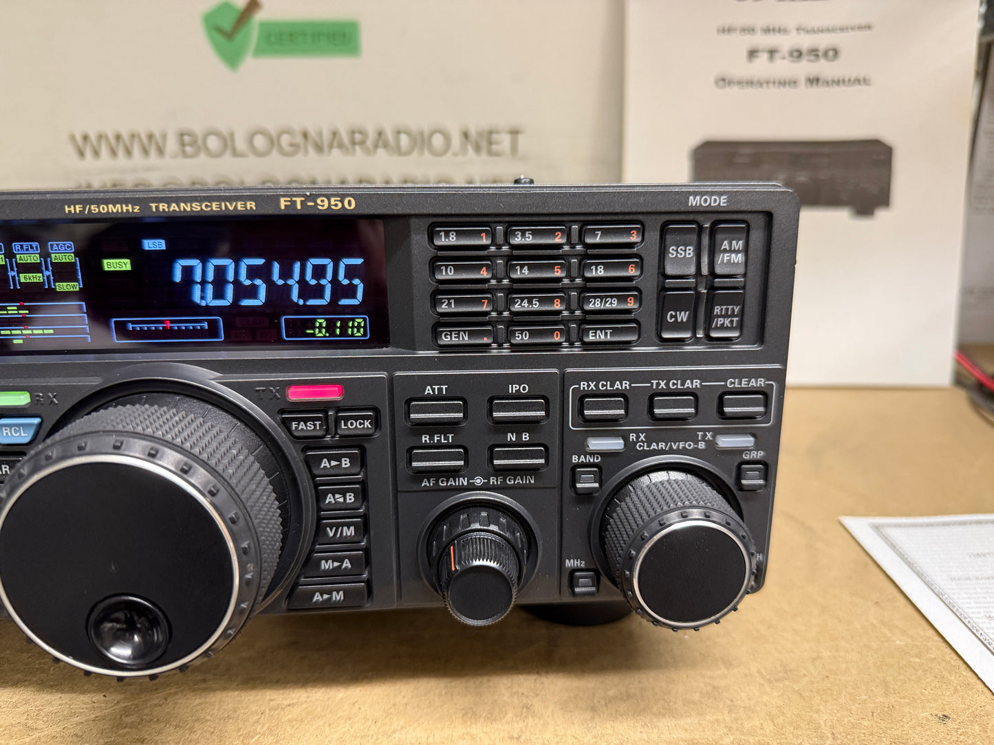 A-1 Yaesu FT 950 + DVS6 pari al nuovo 100 watt banda espansa garanzia 12 mesi
