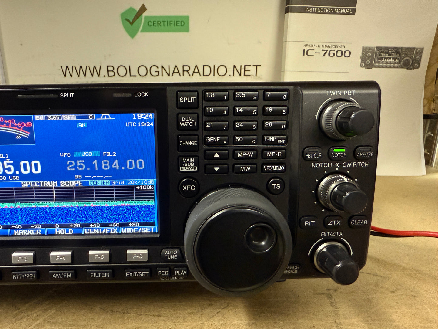 Icom ic 7600 full set perfetta Garanzia 12 Mesi