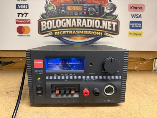 DIAMOND GSV-3000 ALIMENTATORE LINEARE 30 Amp pari al nuovo