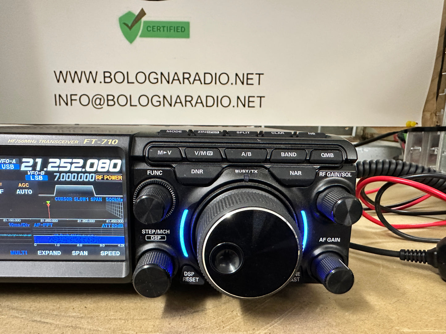 Yaesu FT 710 aess + espansione banda garanzia ufficiale