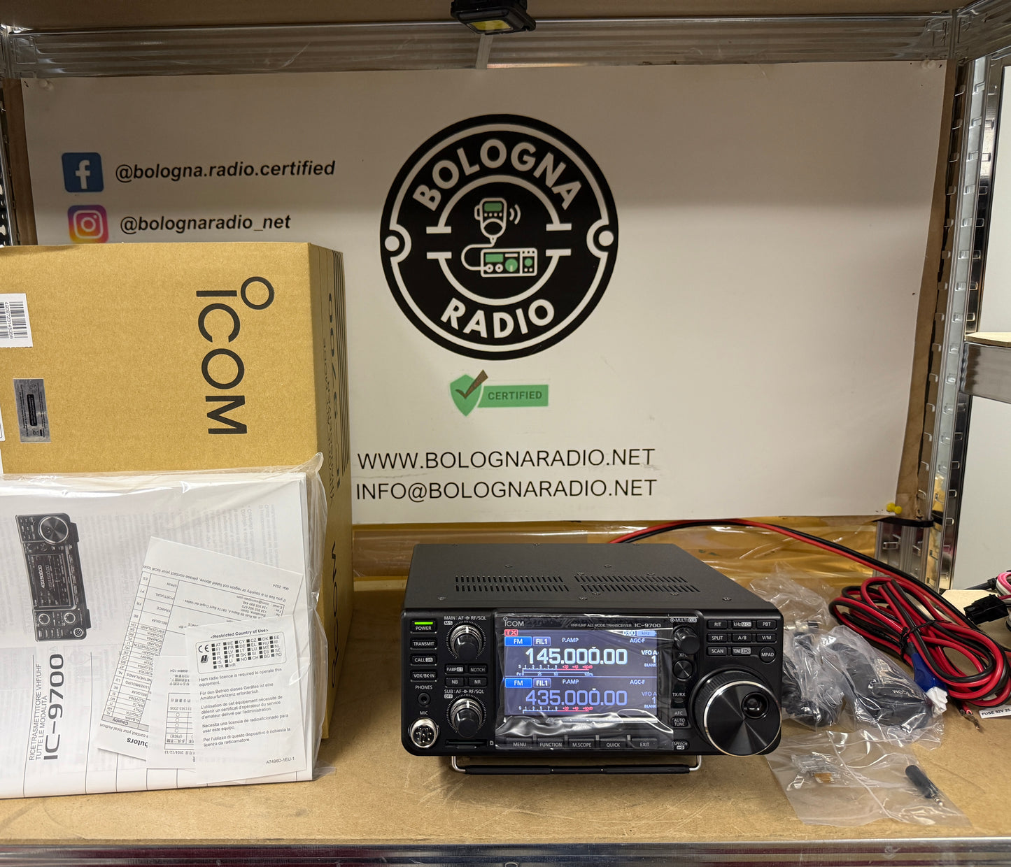 Icom ic 9700 nuovo garanzia ufficiale Italia 60 mesi