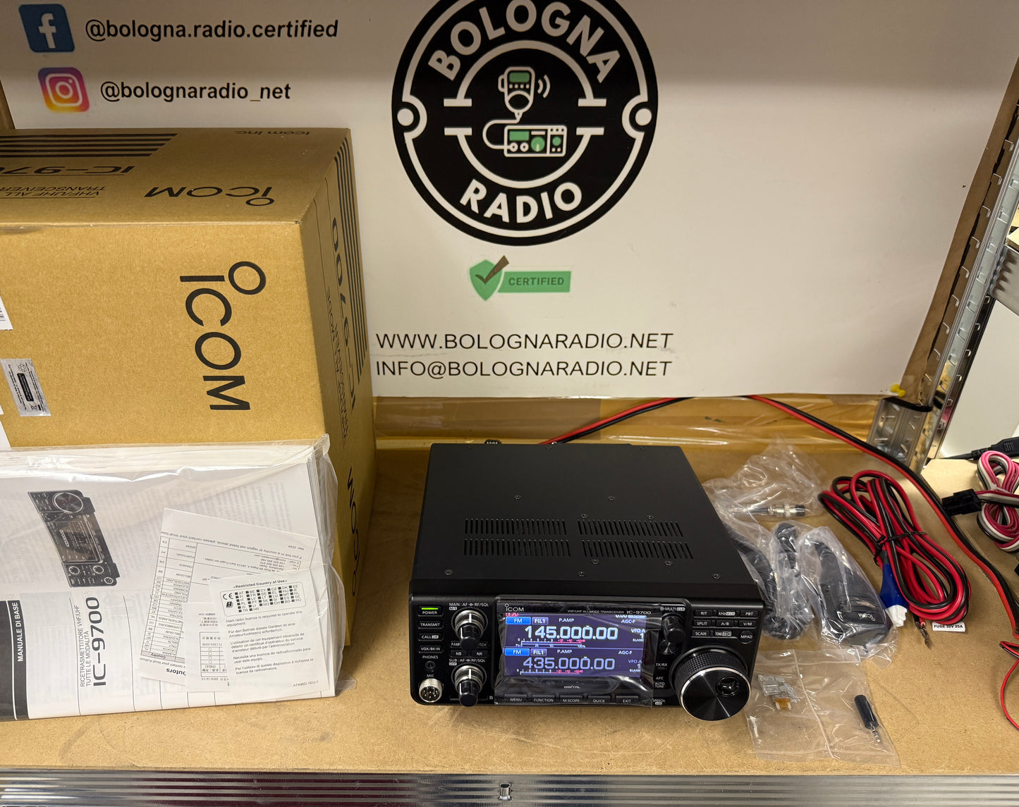 Icom ic 9700 nuovo garanzia ufficiale Italia 60 mesi