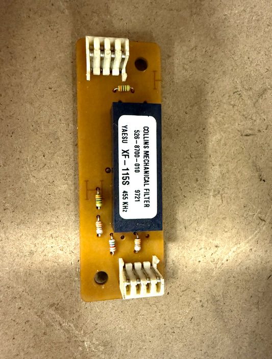 Yaesu XF-115S YF-115S SSB 455KHz Collins Mechanical Filter Radio 526-8700