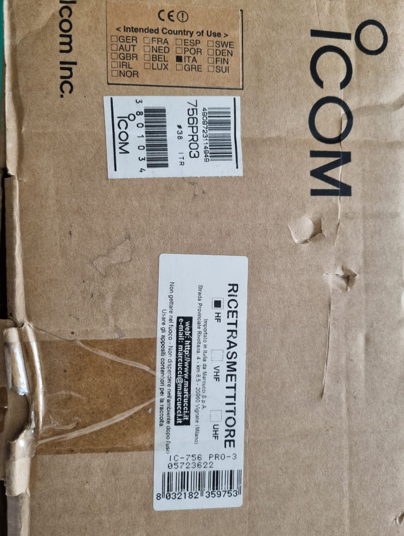 Icom IC 756 pro3 pari al nuovo imballo originale