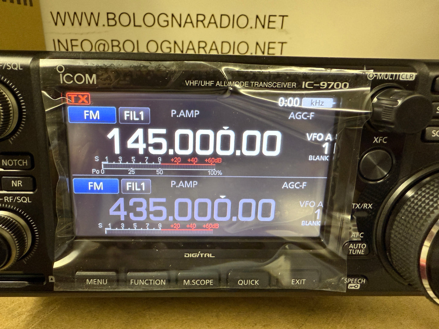 Icom ic 9700 nuovo garanzia ufficiale Italia 60 mesi